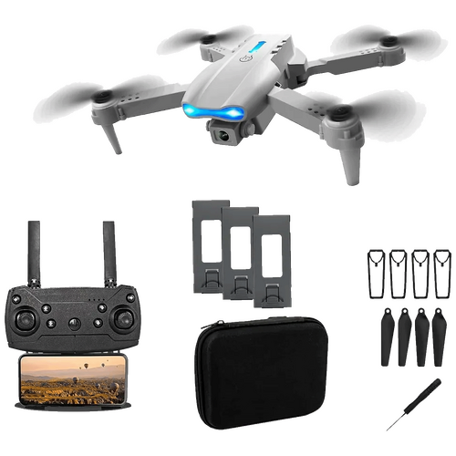 Dron, kamera FullHD, 1800mAh, 3 baterije, WiFi Centraltech Zepce