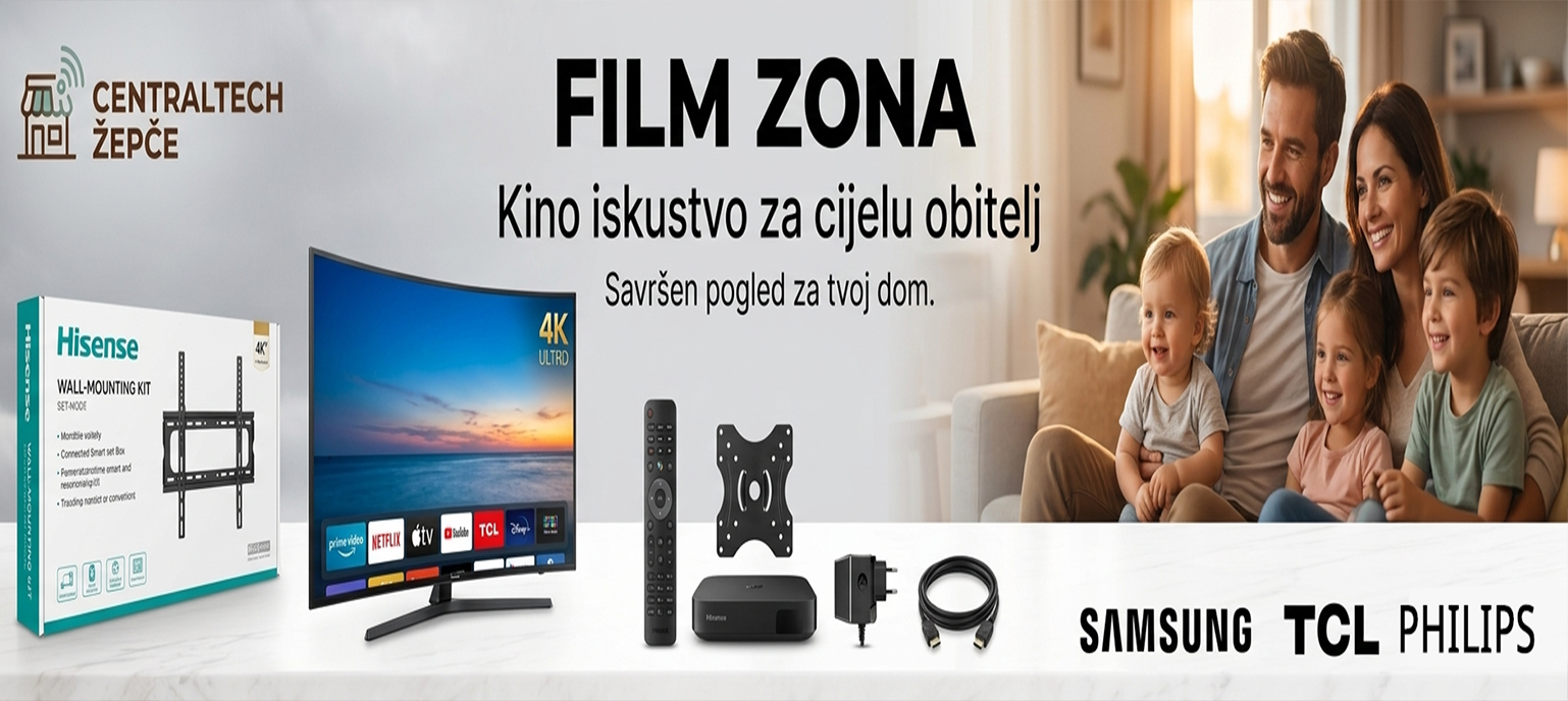 Najbolja ponuda televizora i opreme za televizore u BiH centraltech zepce