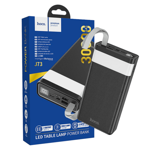 Punjač prijenosni sa lampom, Hoco j73, 30000mAh, 2A 2A centraltech zepce