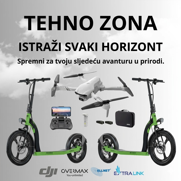 najbolja ponuda dronova i elektricnih romobila centraltech zepce