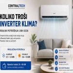 Koliko troši inverter klima Realna potrošnja u BiH 2026 centraltech zepce