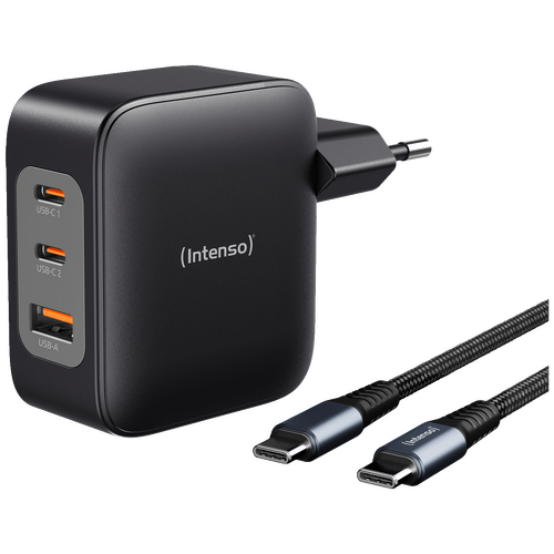 Punjač kučni sa type C kabelom, brzi, 1xUSB-A, 2xUCB-C, 100W centraltech zepce