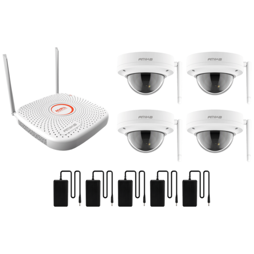 Set za video nadzor, 9ch, 4 x kamera, 2.0 Mpixel, WiFi centraltech zepce