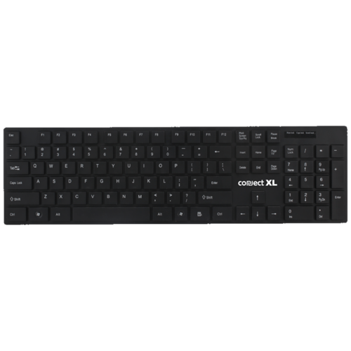 Tastatura sa multimedijalnim tipkama, USB, SLIM, crna boja centraltech zepce